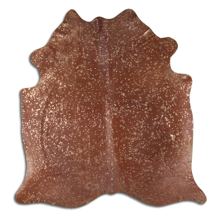 Foundry Select Handmade Cowhide Gold Rug Wayfair